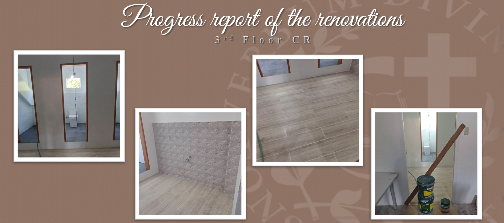 Progress report on the Renovations (3rd Floor CR)